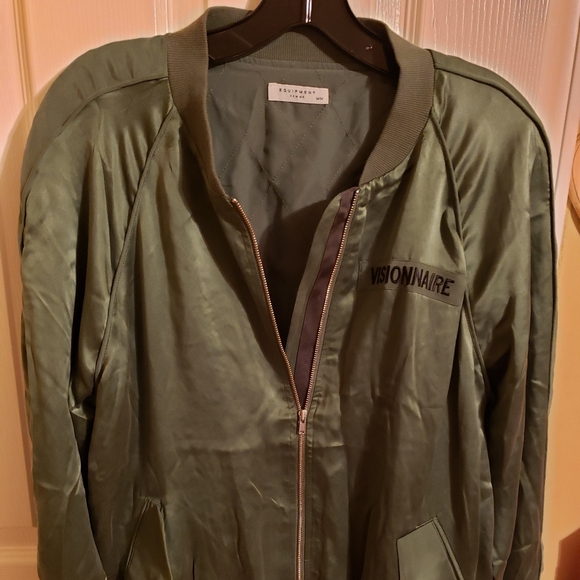 Equipment Femme Jackets & Blazers - Equipment Femme Visionnaire Kendrix Bomber Jacket